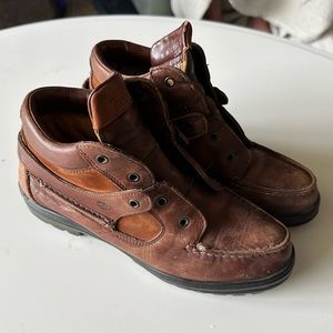 Timberland Brown Leather Lace Up Hiking Boots - Size 9 M